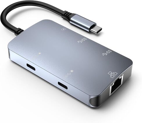 Oiiwak 6-in-1 USB-C Laptop Docking Station in Kuwait