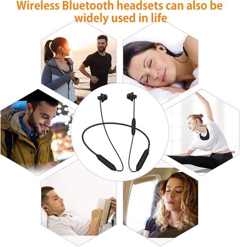 GOOJODOQ Bluetooth Sleep Headphones Bluetooth 4.2 Wireless Soft in-Ear Sleeping Earbuds, 18 Hours Music time, Wireless Sleep Headsets for Insomnia, Side Sleeper, Gym, Relaxation and Sports-Black in Kuwait