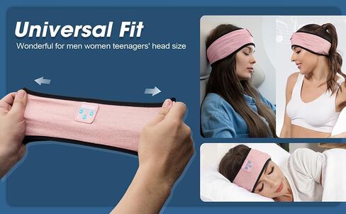 Sleepbeauty Sleep-Headphones-Wireless-Bluetooth-Headband - Comfy Sleeping Eye Mask Headphones Headset, Sport Headband Earbuds Electronics Tech Gadgets Christmas Birthday Gifts for Women Men Running in Saudi Arabia