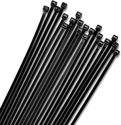 Bolt Dropper 4" Black Zip Cable Ties (1000 Pack), 18lbs Tensile Strength - Heavy Duty, Self-Locking Premium Nylon Cable Wire Ties for Indoor and Outdoor by Bolt Dropper (4 inches) in Kuwait