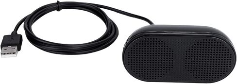 سماعات كمبيوتر محمولة، مكبر صوت مكتبي سلكي يعمل بمنفذ USB، مكبر صوت صغير للكمبيوتر الشخصي لشاشة الكمبيوتر المحمول للكمبيوتر المكتبي، التوصيل والتشغيل، متوافق مع أنظمة التشغيل Windows وmacOS ونظام Chrome OS وما إلى ذلك in Kuwait