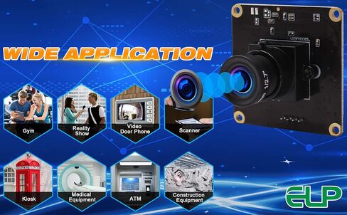ELP 2MP وحدة كاميرا USB عالية السرعة للكمبيوتر 1080P Mini UVC USB2.0 لوحة كاميرا ويب CMOS OV4689 فيديو CCTV كاميرا كمبيوتر صناعية للكمبيوتر المحمول إطار عالي 260 إطارًا في الثانية 120 إطارًا في الثانية 60 إطارًا في الثانية كاميرا Lightburn in Saudi Arabia