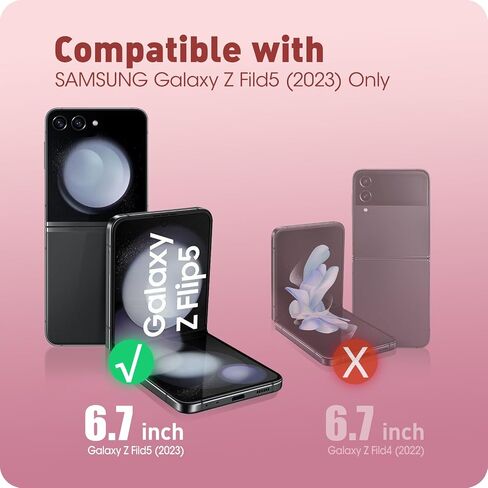 حافظة i-Blason Cosmo لهاتف Samsung Galaxy Z Flip 5 مع حماية مفصلية، [واقي شاشة أمامي مدمج] حافظة واقية أنيقة ونحيفة (أخضر) in Kuwait