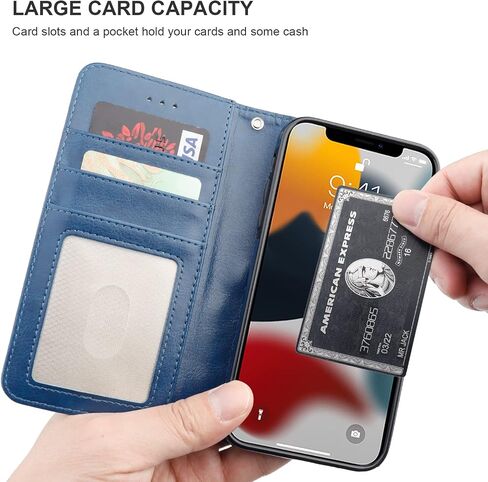 Bocasal Detachable Wallet Case Card Holder for iPhone 13 Mini, Brown in Kuwait
