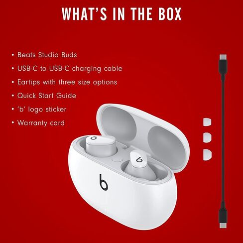 Beats Studio Buds Totally Wireless Noise Cancelling Earphones - Black (Renewed) in Saudi Arabia