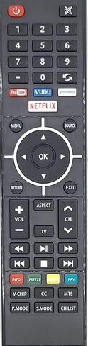 Replacement Remote for All Hitachi TVs and Hitachi Smart TVs. in Kuwait