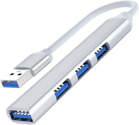 موزع USB ، موزع USB من الألومنيوم مع 4 منافذ USB 3.0 ، موزع بيانات محمول يمكن استخدامه لجهاز آي ماك برو ، ماك بوك اير ، ماك ميني / برو ، سيرفس برو ، الكمبيوتر المحمول in Kuwait