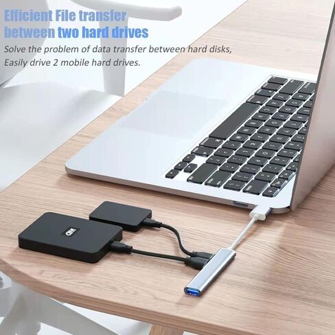موزع USB ، موزع USB من الألومنيوم مع 4 منافذ USB 3.0 ، موزع بيانات محمول يمكن استخدامه لجهاز آي ماك برو ، ماك بوك اير ، ماك ميني / برو ، سيرفس برو ، الكمبيوتر المحمول in Kuwait