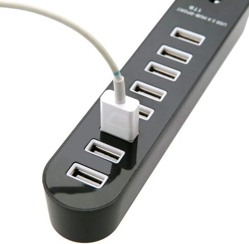 axGear Aluminum 4 Port USB 3.0 Hub 5Gbps High Speed Mini Portable Adapter for PC Laptop in Saudi Arabia
