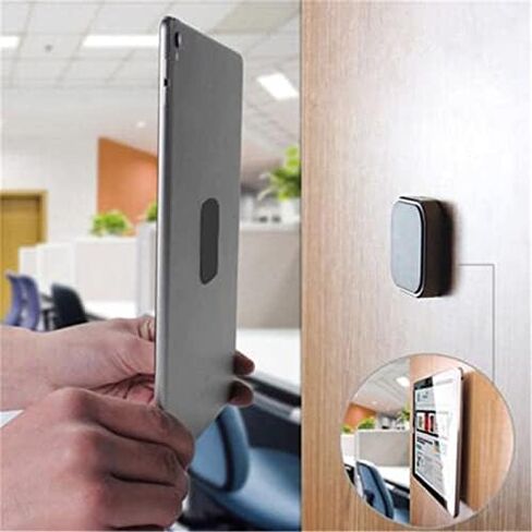 SALEX Replacement Metal Plates Set 16 Pack for Magnetic Car Mount. Kit of 16 Magnets for Back of Phone Case. Black Rectangular Iron Stickers Without Holes Discs. 3M Adhesive Backing Steel Sheets. in Kuwait