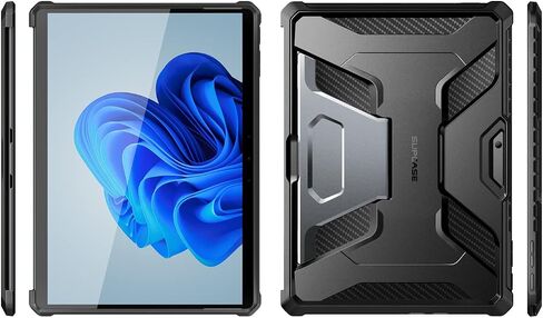 حافظة سلسلة SUPCASE Unicorn Beetle Pro لجهاز Microsoft Surface Pro 9 (2022)، مع حافظة واقية متينة بمسند مدمج متوافقة مع لوحة مفاتيح النوع (أسود) in Saudi Arabia