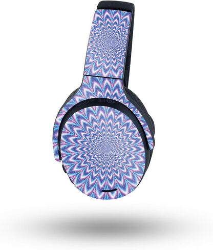 غلاف MightySkins اللامع اللامع المتوافق مع Skullcandy Crusher ANC 2 - Jitter Illusion | لمسة نهائية لامعة واقية ومتينة شديدة اللمعان | سهلة التطبيق in Saudi Arabia