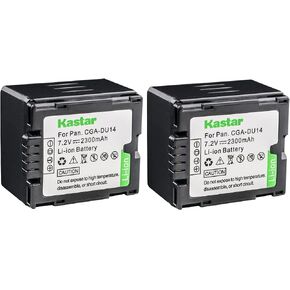 Kastar CGA-DU14 Battery (1-Pack) Replacement for Panasonic CGA-DU14 CGA-DU21 VBD140 VBD210 NV-GS508 MX500 PV-GS500 SDR-H280 VDR-D400 M75 M95 M250, Hitachi DZ-BP21SJ DZ-BP14S DZ-BP7S DZ-BP14SW Camera in Kuwait