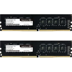 TEAMGROUP Elite DDR4 32GB Kit (2 x 16GB) 3200MHz PC4-25600 CL22 (2933MHz or 2666MHz) Unbuffered Non-ECC 1.2V UDIMM 288 Pin PC Computer Desktop Memory Module Ram Upgrade - TED432G3200C22DC01 in Saudi Arabia