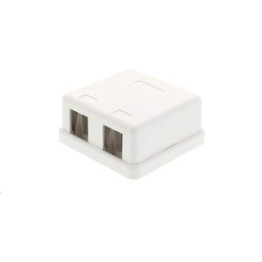 Networx Keystone Jack Surface Mount Boxes (4 Port, White)