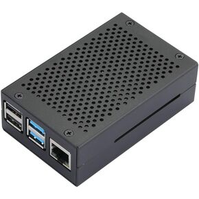 Raspberry Pi 4 Case RPI 4 Aluminum Case RPI 4B Metal Shell Silver Enclosure for RPI 4 Model B (Silver)