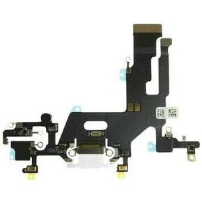 USB Charging Port Dock Connector Microphone Mic Flex Cable Module Replacement Compatible with iPhone 11 6.1 inch (Black)