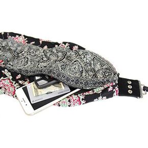 Capturing Couture Scarf Camera Strap with Hidden Pocket - Zipper Pocket Size: 6.5" Opening x 4" Deep, Stretch Material