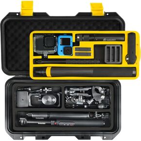 يتيث حافظة صلبة مقاومة للماء لكاميرا انستا 360 اكس 3 / انستا 360 ون اكس 2، شنطة حمل محمولة متوافقة مع انستا 360 اكس 3 / انستا 360 ون اكس 2 / جو برو هيرو 11/10 / 9 وغيرها من الملحقات in Kuwait