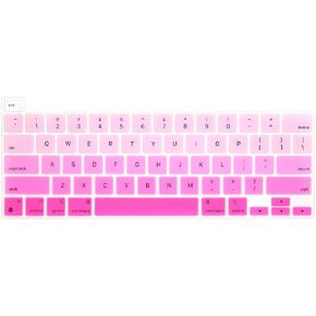 ProElife Keyboard Cover Skin for 2022 MacBook Pro 13.3 inch with Apple M2 Chip & 2021 2020 MacBook Pro 13 inch with M1 Chip (Model: A2338) Accessory Ultra Thin Silicone Keyboard Cover (Black)