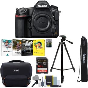 حزمة كاميرا NNikon D850 DSLR مع بطاقة الذاكرة وحقيبة أدوات الكتف مع الملحقات ومجموعة برامج الصور وحامل ثلاثي القوائم (5 قطع) in Kuwait