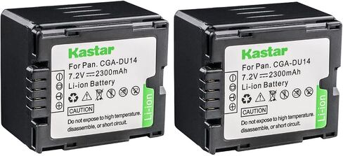 Kastar CGA-DU14 Battery (1-Pack) Replacement for Panasonic CGA-DU14 CGA-DU21 VBD140 VBD210 NV-GS508 MX500 PV-GS500 SDR-H280 VDR-D400 M75 M95 M250, Hitachi DZ-BP21SJ DZ-BP14S DZ-BP7S DZ-BP14SW Camera in Kuwait