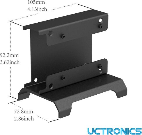 UCTRONICS for Raspberry Pi SSD Case, Supports 2 Units of 2.5" SSD and Pi 5, 4, 3B/3B+ and Other B Models in Saudi Arabia