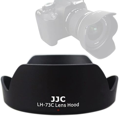 JJC LH-73C غطاء عدسة حربة مخصص لـ Canon EF-S 10-18mm f/4.5-5.6 عبارة عن عدسة STM، Canon E10-18mm f4.5-5.6 هو غطاء عدسة STM، بديل لغطاء عدسة Canon ES-EW-73C in Saudi Arabia
