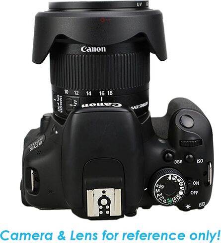 JJC LH-73C غطاء عدسة حربة مخصص لـ Canon EF-S 10-18mm f/4.5-5.6 عبارة عن عدسة STM، Canon E10-18mm f4.5-5.6 هو غطاء عدسة STM، بديل لغطاء عدسة Canon ES-EW-73C in Saudi Arabia