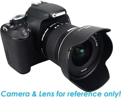 JJC LH-73C غطاء عدسة حربة مخصص لـ Canon EF-S 10-18mm f/4.5-5.6 عبارة عن عدسة STM، Canon E10-18mm f4.5-5.6 هو غطاء عدسة STM، بديل لغطاء عدسة Canon ES-EW-73C in Saudi Arabia