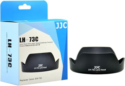 JJC LH-73C غطاء عدسة حربة مخصص لـ Canon EF-S 10-18mm f/4.5-5.6 عبارة عن عدسة STM، Canon E10-18mm f4.5-5.6 هو غطاء عدسة STM، بديل لغطاء عدسة Canon ES-EW-73C in Saudi Arabia
