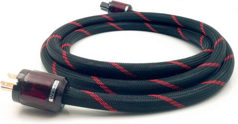 WAudio 10 AWG Hi-End HiFi Audio Universal AC Power Cable Power Cord US Plug - 6.6FT (2M) in Saudi Arabia