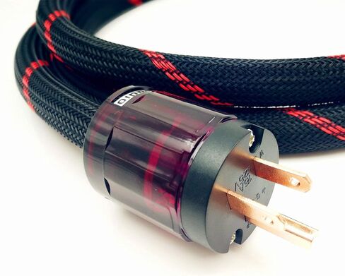 WAudio 10 AWG Hi-End HiFi Audio Universal AC Power Cable Power Cord US Plug - 6.6FT (2M) in Saudi Arabia