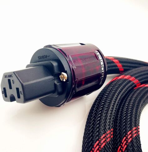 WAudio 10 AWG Hi-End HiFi Audio Universal AC Power Cable Power Cord US Plug - 6.6FT (2M) in Saudi Arabia