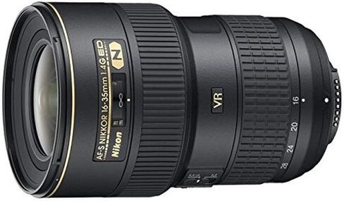 Nikon AF-S FX NIKKOR 16-35mm f/4G ED Vibration Reduction Zoom Lens with Auto Focus for Nikon DSLR Cameras with UV Protection Lens Filter - 77 mm in Saudi Arabia