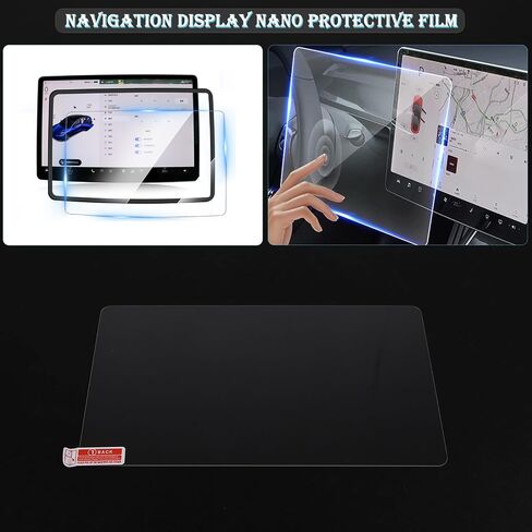 لرقائق حماية شاشة الملاحة Corvette C7 مقاس 9.05 بوصة × 5.5 بوصة، رقائق حماية شاشة تعمل باللمس، شاشة عرض المعلومات والترفيه، طبقة حماية نانو عالية الدقة مضادة للخدش تقلل من بصمة الإصبع (شاشة تعمل باللمس) in Kuwait