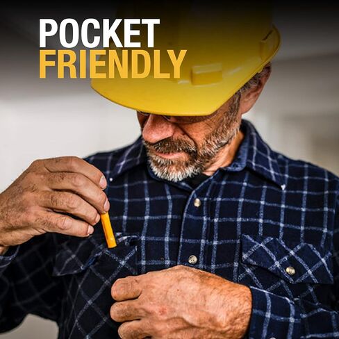 DEWALT 3-in-1 Stylus Pen — Pocket-Sized Stylus Pen for iPad, iPhone — Touch Screen Pen — Ballpoint Pen with Stylus Tip — Keypad-Friendly Mini Pen — Ink Cartridges Included in Saudi Arabia