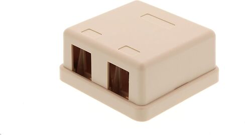 صناديق التثبيت السطحي لـ Networx Keystone Jack (4 منافذ، أبيض) in Kuwait