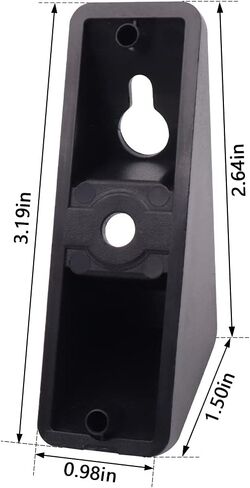 زوج واحد من دعامات التثبيت على الحائط السوداء الجزء A-1997-784-A مع ملحقات براغي لجهاز سوني HT-CT770 SA-CT770 HT-CT370 SA-CT370 SA-CT370 in Kuwait