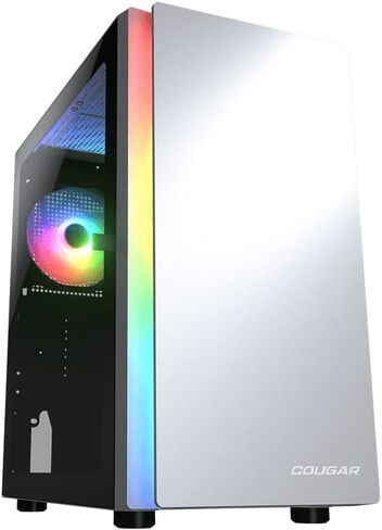 Cougar Archon 2 Mesh RGB (White) No Power Supply Mini ITX/Micro ATX/ATX Mid Tower Case w/Window in Kuwait