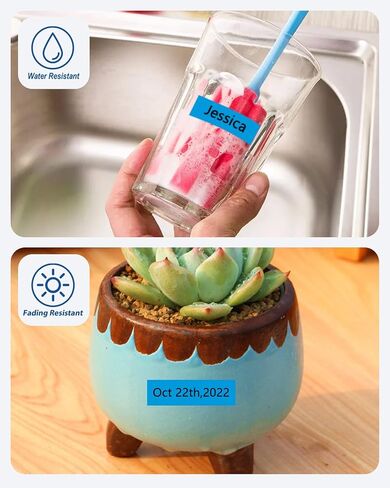 شريط مصفح باللون الأسود على الأزرق مقاس 12 مم 0.47 متوافق مع شريط Brother P Touch Label Maker TZe-531 TZe531 Tze Tz لمكعب PT D200 D210 D220 D400، 1/2 بوصة × 26.2 قدم، 3 عبوات in Kuwait