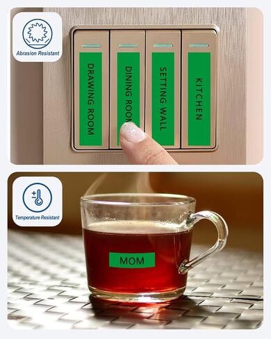 شريط مصفح باللون الأسود على الأزرق مقاس 12 مم 0.47 متوافق مع شريط Brother P Touch Label Maker TZe-531 TZe531 Tze Tz لمكعب PT D200 D210 D220 D400، 1/2 بوصة × 26.2 قدم، 3 عبوات in Kuwait