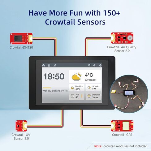 ESP32 محطة 3.5 بوصة تعمل باللمس شاشة TFT LCD متوازية تعمل باللمس بالسعة (RGB بواسطة شريحة ILI9488) لوحة تطوير ESP32 لـ LVGL in Kuwait