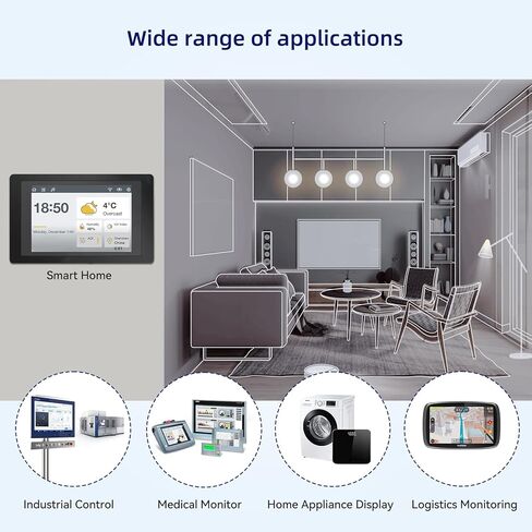 ESP32 محطة 3.5 بوصة تعمل باللمس شاشة TFT LCD متوازية تعمل باللمس بالسعة (RGB بواسطة شريحة ILI9488) لوحة تطوير ESP32 لـ LVGL in Kuwait