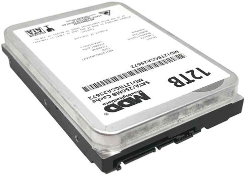 MDD 12TB 7200RPM SATA 6Gb/s 256MB Cache 3.5inch Internal Desktop Hard Drive, MD12TBGSA25672, Mechanical Hard Disk (Renewed) in Saudi Arabia
