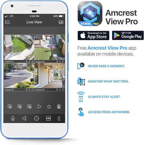 Amcrest 2MP خارجي PTZ POE + IP كاميرا تكبير بإمالة (بصري 25x بمحرك) POE+ قبة سرعة أمان الكاميرا، مستشعر صور CMOS، رؤية ليلية 328 قدمًا، POE+ (802.3at) F1.6، IP66، IP2M-863EW-AI-V2 in Kuwait