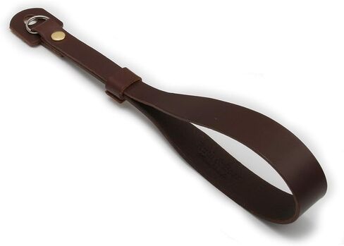 حزام كاميرا من الجلد المحبب بالكامل من Ruth&Boaz، حزام معصم الكاميرا، حزام كاميرا فاخر (بني) in Kuwait