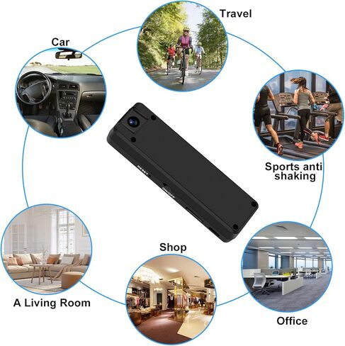 كاميرا الجسم الصغيرة lopofly، كاميرا محمولة مخفية بالقلم اللاسلكي 128 جيجا، كاميرا صغيرة، كاميرا مراقبة منزلية بدقة 1080 بكسل عالية الدقة للرؤية الليلية، أصغر كاميرا مع كشف الحركة، زاوية واسعة تدور 180 درجة in Kuwait