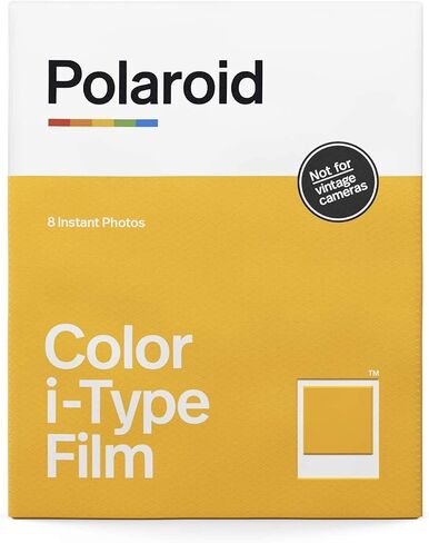 مجموعة كاميرا Polaroid Originals Now Viewfinder i-Type الفورية (زرقاء) مع أفلام فورية ملونة وB وW ومجموعة ملحقات صور عتيقة قابلة لإعادة الاستخدام (4 عناصر) in Kuwait