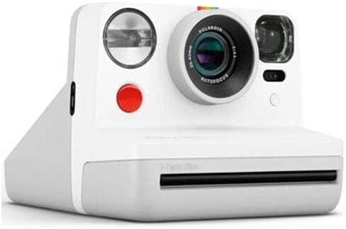 مجموعة كاميرا Polaroid Originals Now Viewfinder i-Type الفورية (زرقاء) مع أفلام فورية ملونة وB وW ومجموعة ملحقات صور عتيقة قابلة لإعادة الاستخدام (4 عناصر) in Kuwait